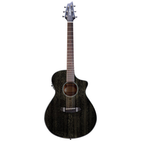 Breedlove ECO Rainforest S Concert CE Acoustic Electric Guitar Black Gold African Mahogany Breedlove ECO Rainforest S Concert CE Acoustic Electric Guitar Black Gold African Mahogany
