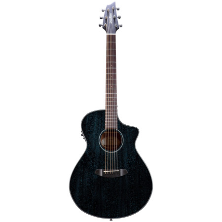 Breedlove ECO Rainforest S Concert CE Acoustic Electric Guitar Midnight Blue African Mahogany