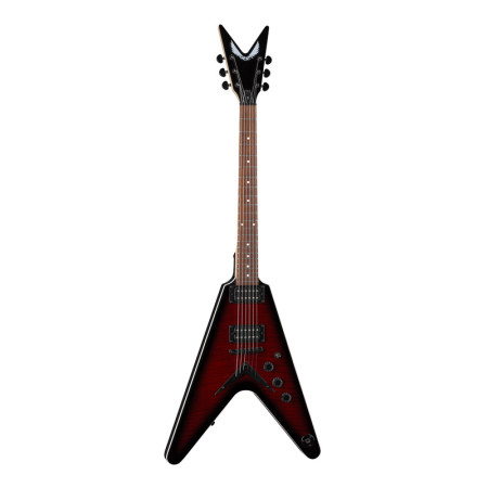  Dean VX Flame Top Trans Red