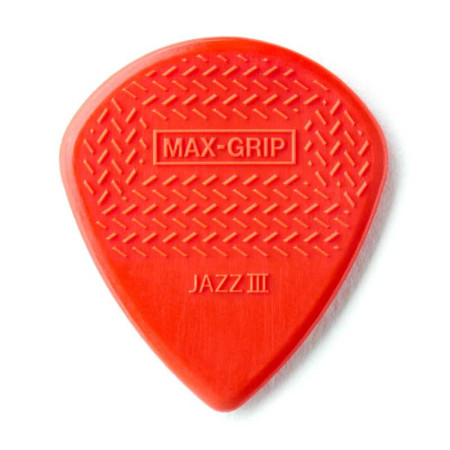 Dunlop Jazz III Max Grip Nylon Red