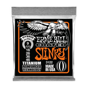  Ernie Ball Coated Slinky 9-46 Titanium