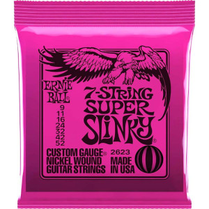 Ernie Ball Super Slinky 7-string Nickel Wound 9-52
