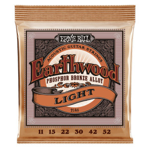 Ernie Ball 2148 Light Earthwood Phosphor Bronze 11-52 Ernie Ball 2148 Light Earthwood Phosphor Bronze 11-52