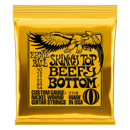 Ernie Ball 2216 Skinny Top Beefy Bottom Slinky 10-54