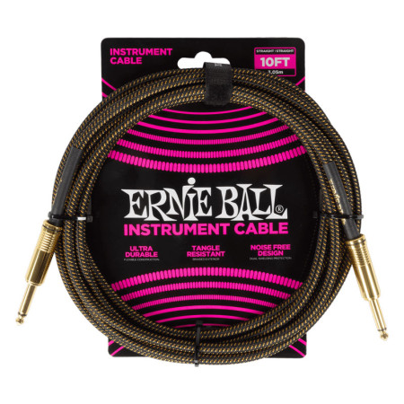 Ernie Ball 6428 Braided 3.05m Pay Dirt
