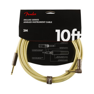 Fender Deluxe Series Instrument Cable Tweed Angled 3m