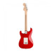 Squier FSR Affinity Strat QMT LRL Crimson Red Transparent