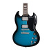 Gibson SG Standard 61 Stop Bar Pelham Blue Burst