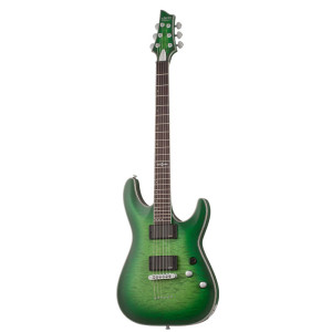 Schecter C 1 Platinum Satin Green Burst Schecter C 1 Platinum Satin Green Burst