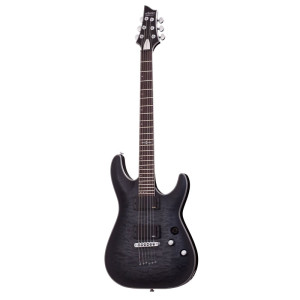 Schecter C 1 Platinum See Thru Black Satin Schecter C 1 Platinum See Thru Black Satin