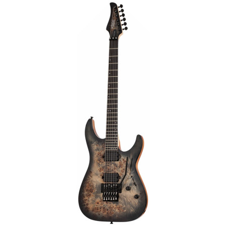 Schecter C 6 FR Pro Charcoal Burst