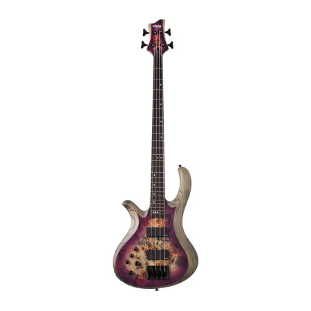 Schecter Riot 4 LH Bass Aurora Burst