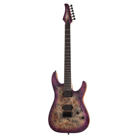 Schecter C 6 Pro Aurora Burst