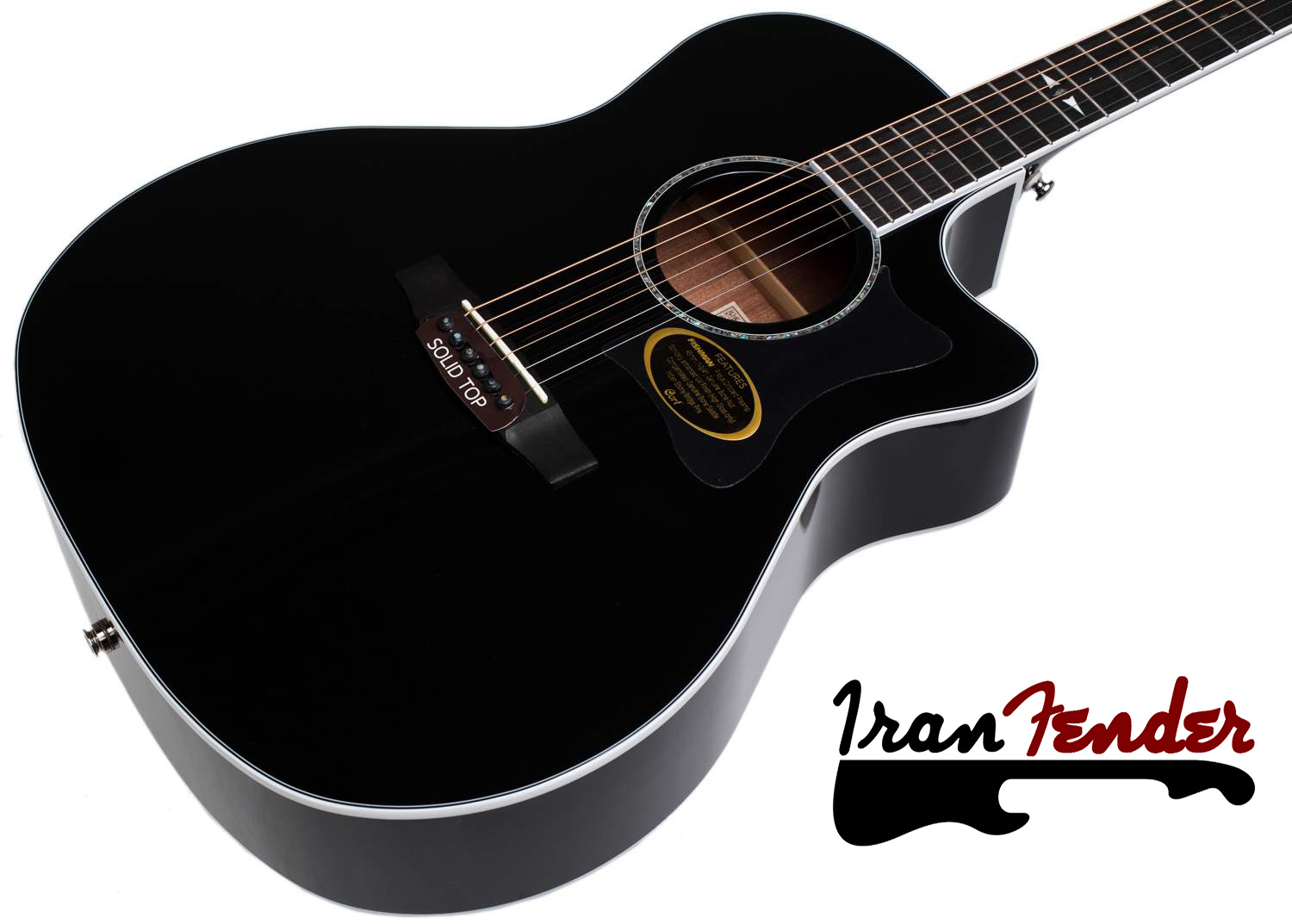 مشخصات و قیمت خرید فروش گیتار آکوستیک کورت مدل Cort GA5F BK=