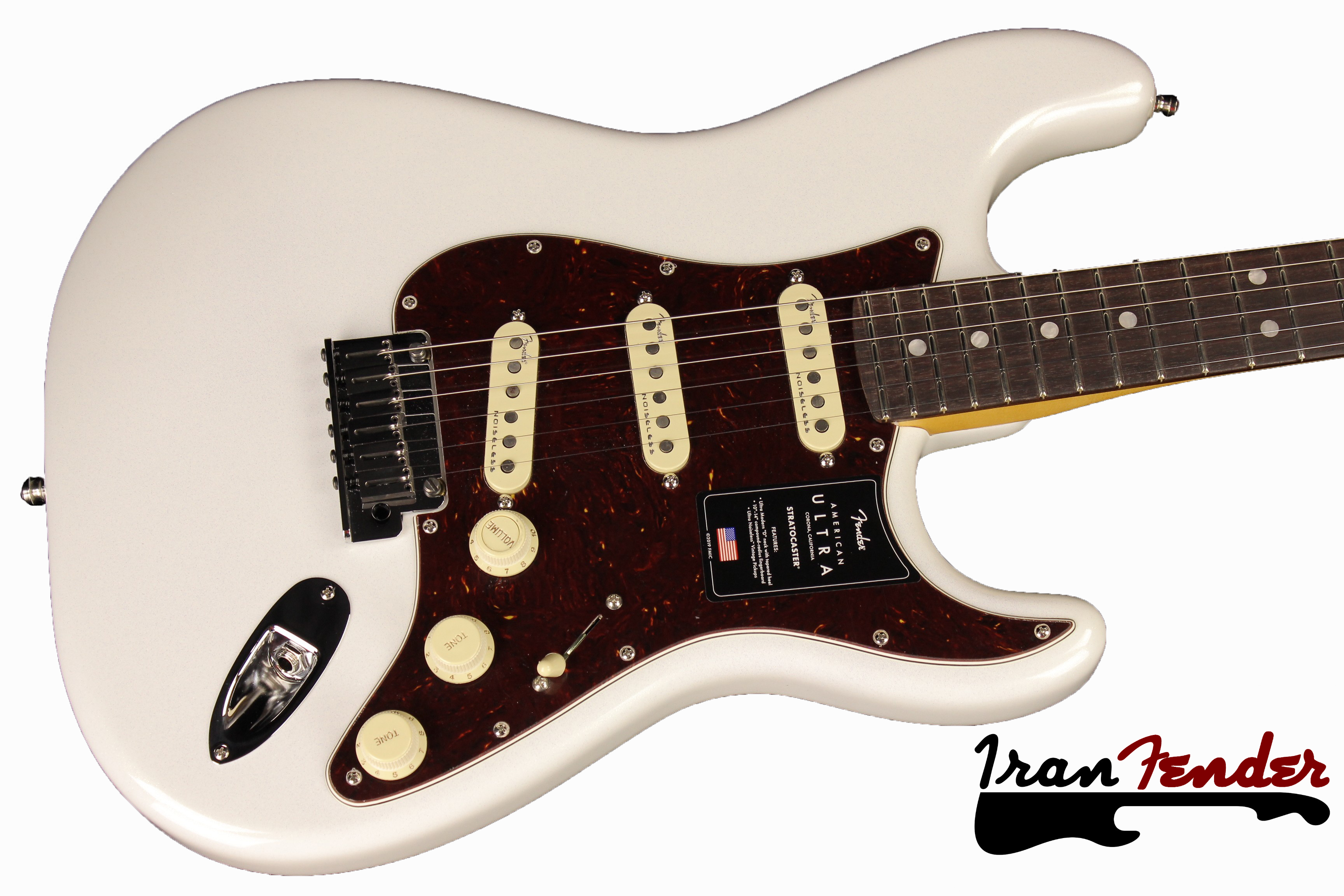 قیمت خرید فروش گیتارالکتریک فندر Fender American Ultra Stratocaster Arctic Pearl